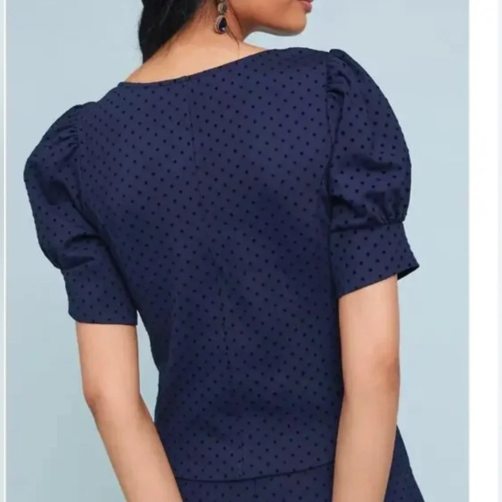 Maeve by Antropologie
Women's Sevigny Top Blue
Polka Dot Blouse Size X-Small - Picture 3 of 11